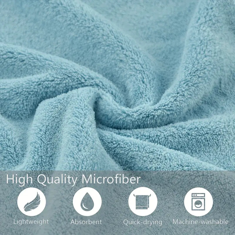 SuperNova Puppies 2pcs Microfiber drying coat (Blue)