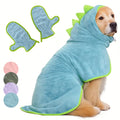SuperNova Puppies 2pcs Microfiber drying coat (Blue)